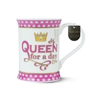 英国DUNOON丹侬手工骨瓷马克杯小镇风味杯型330ml 今天做国王王后